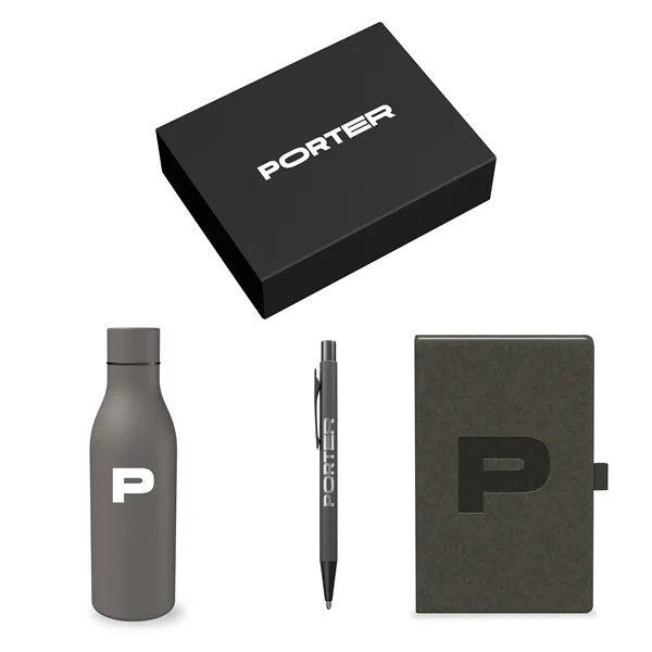 Gift Set includesP920 - SMALL JOURNAL GIFT BOX BOTTLE FITST3207 -... from ASI 88660 Spector & Co.