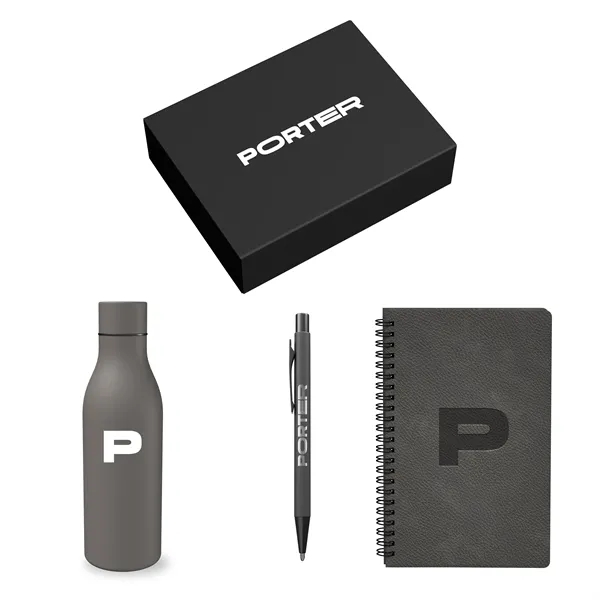 Gift Set includesP920 - SMALL JOURNAL GIFT BOX BOTTLE FITST3206 -... from ASI 88660 Spector & Co.