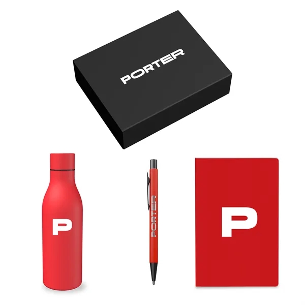 Gift Set includesP920 - SMALL JOURNAL GIFT BOX BOTTLE FITST3208 -... from ASI 88660 Spector & Co.