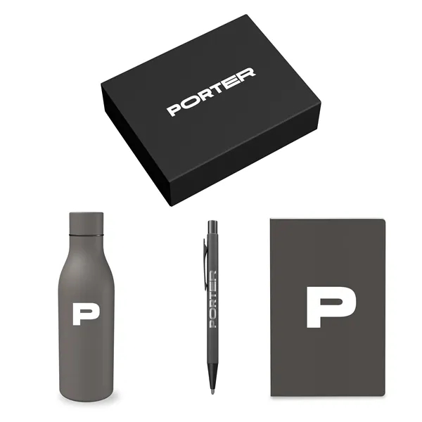 Gift Set includesP920 - SMALL JOURNAL GIFT BOX BOTTLE FITST3208 -... from ASI 88660 Spector & Co.