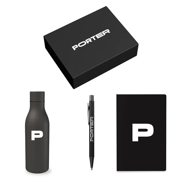 Gift Set includesP920 - SMALL JOURNAL GIFT BOX BOTTLE FITST3208 -... from ASI 88660 Spector & Co.