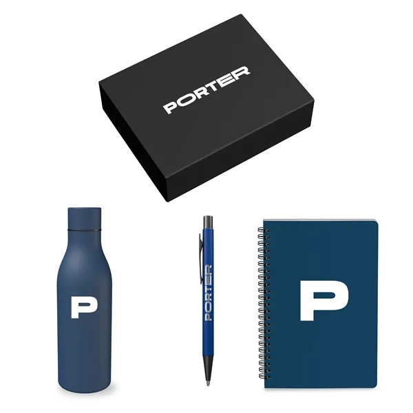 Gift Set includesP920 - SMALL JOURNAL GIFT BOX BOTTLE FITST3209 -... from ASI 88660 Spector & Co.