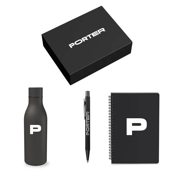 Gift Set includesP920 - SMALL JOURNAL GIFT BOX BOTTLE FITST3209 -... from ASI 88660 Spector & Co.