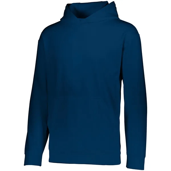 Youth polyester fleece hoodie with moisture wicking. Blank item.... from ASI 37461 Augusta Sportswear / Augusta Sportswear, Inc. d/b/a Momentec Brands