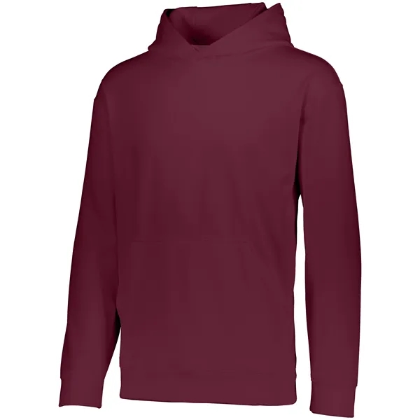 Youth polyester fleece hoodie with moisture wicking. Blank item.... from ASI 37461 Augusta Sportswear / Augusta Sportswear, Inc. d/b/a Momentec Brands