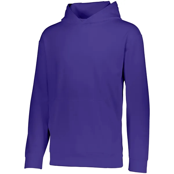 Youth polyester fleece hoodie with moisture wicking. Blank item.... from ASI 37461 Augusta Sportswear / Augusta Sportswear, Inc. d/b/a Momentec Brands