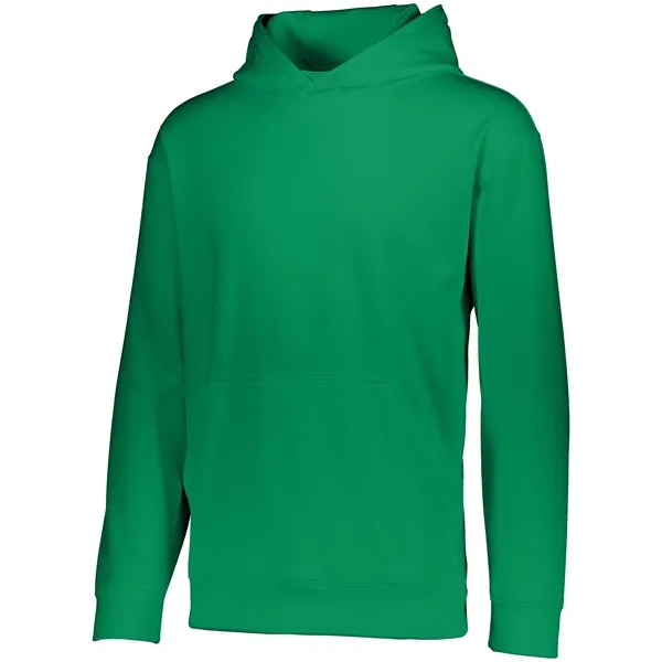 Youth polyester fleece hoodie with moisture wicking. Blank item.... from ASI 37461 Augusta Sportswear / Augusta Sportswear, Inc. d/b/a Momentec Brands