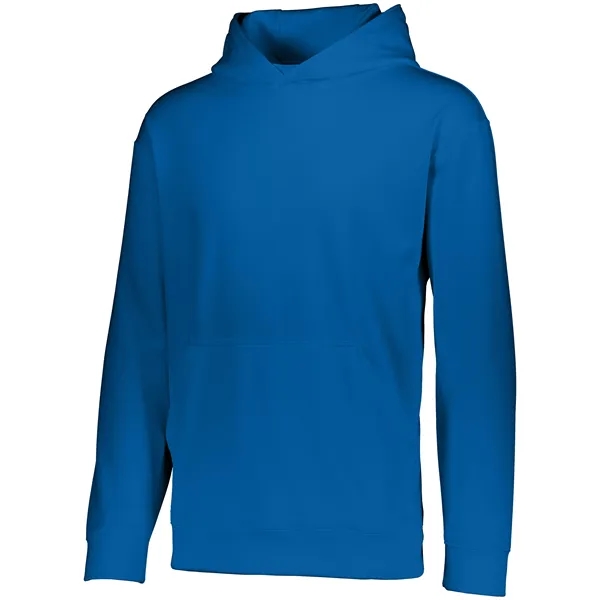 Youth polyester fleece hoodie with moisture wicking. Blank item.... from ASI 37461 Augusta Sportswear / Augusta Sportswear, Inc. d/b/a Momentec Brands