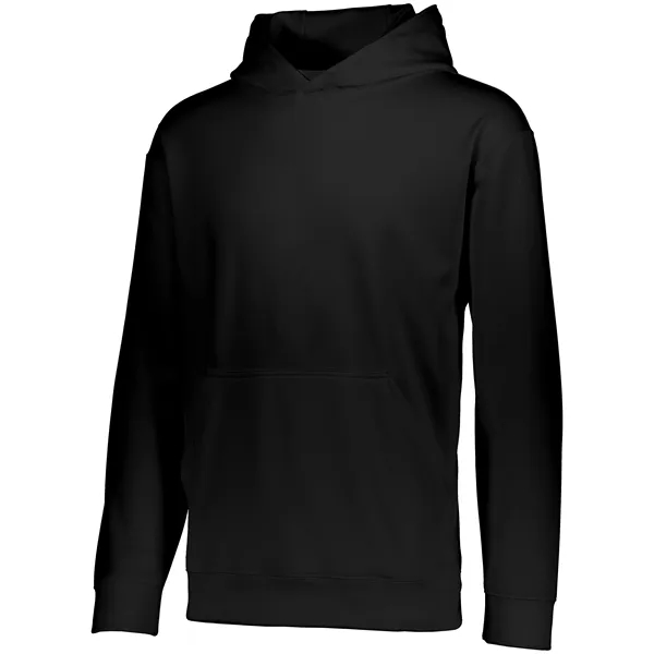 Youth polyester fleece hoodie with moisture wicking. Blank item.... from ASI 37461 Augusta Sportswear / Augusta Sportswear, Inc. d/b/a Momentec Brands
