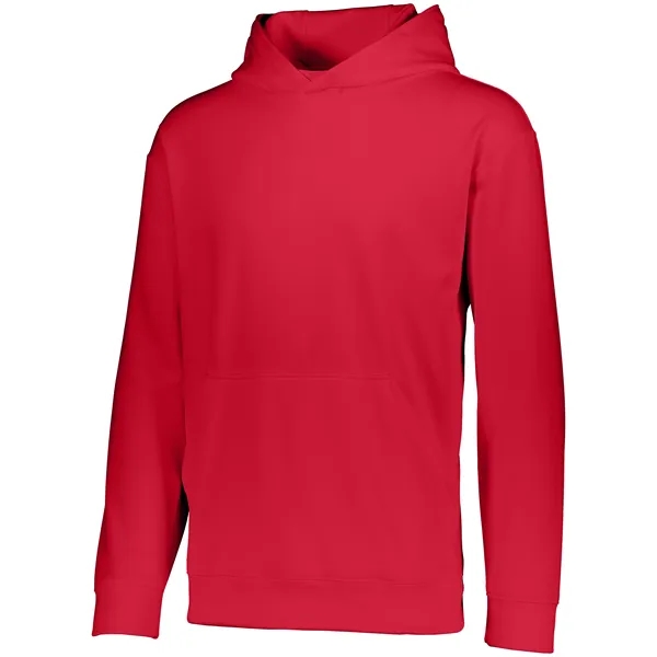 Youth polyester fleece hoodie with moisture wicking. Blank item.... from ASI 37461 Augusta Sportswear / Augusta Sportswear, Inc. d/b/a Momentec Brands