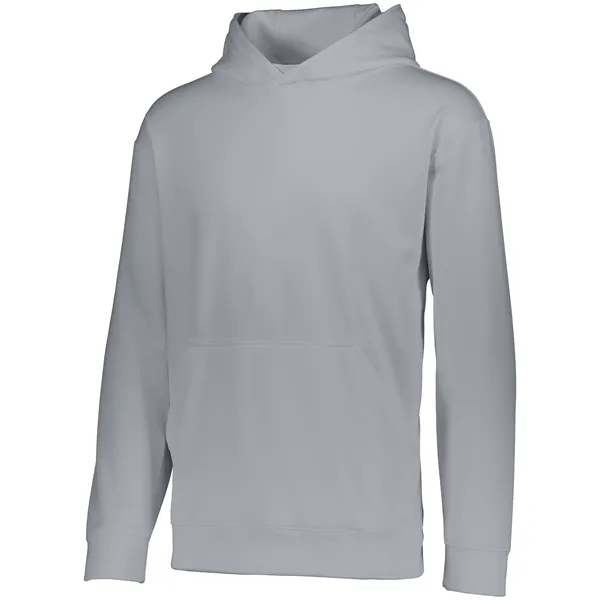 Youth polyester fleece hoodie with moisture wicking. Blank item.... from ASI 37461 Augusta Sportswear / Augusta Sportswear, Inc. d/b/a Momentec Brands