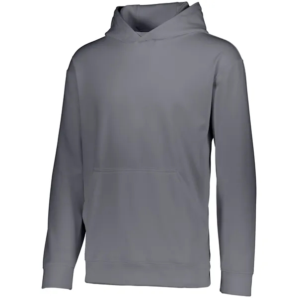 Youth polyester fleece hoodie with moisture wicking. Blank item.... from ASI 37461 Augusta Sportswear / Augusta Sportswear, Inc. d/b/a Momentec Brands