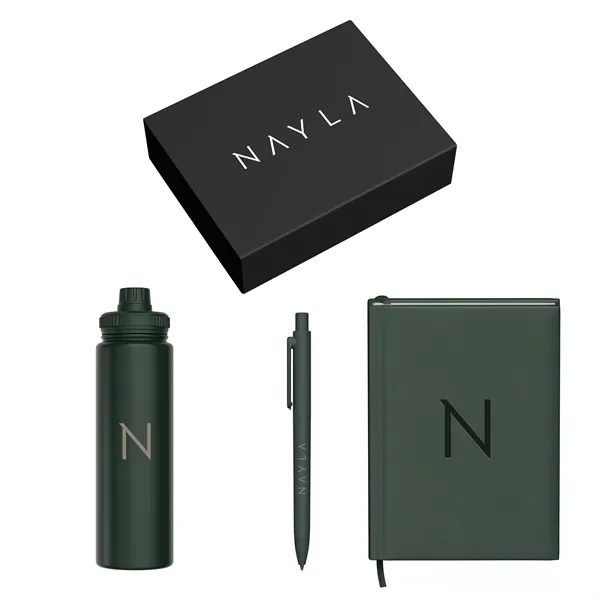 Gift Set includesP926 - LARGE JOURNAL GIFT BOX BOTTLE FITST4864 -... from ASI 88660 Spector & Co.