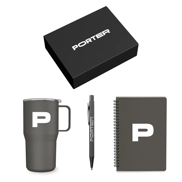 Gift Set includesP921 - SMALL JOURNAL GIFT BOX TUMBLER CUTOUTST3209 -... from ASI 88660 Spector & Co.