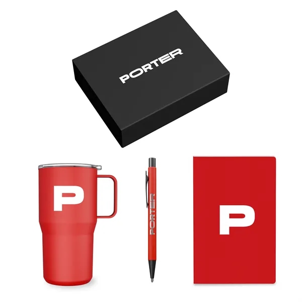 Gift Set includesP921 - SMALL JOURNAL GIFT BOX TUMBLER CUTOUTST3208 -... from ASI 88660 Spector & Co.