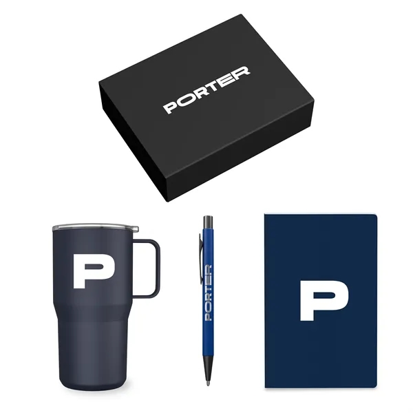 Gift Set includesP921 - SMALL JOURNAL GIFT BOX TUMBLER CUTOUTST3208 -... from ASI 88660 Spector & Co.