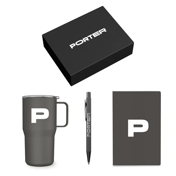 Gift Set includesP921 - SMALL JOURNAL GIFT BOX TUMBLER CUTOUTST3208 -... from ASI 88660 Spector & Co.