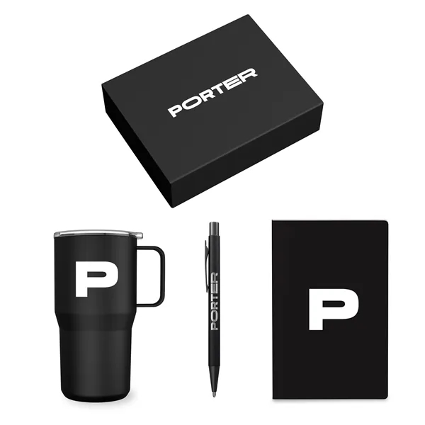 Gift Set includesP921 - SMALL JOURNAL GIFT BOX TUMBLER CUTOUTST3208 -... from ASI 88660 Spector & Co.