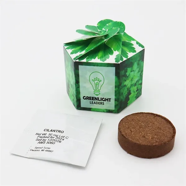 Pop up flower or herb starter kit with a container, soil... from ASI 54100 Fields Manufacturing Inc / Fields