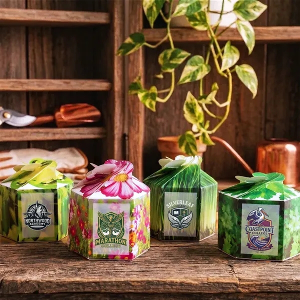 Pop up flower or herb starter kit with a container, soil... from ASI 54100 Fields Manufacturing Inc / Fields