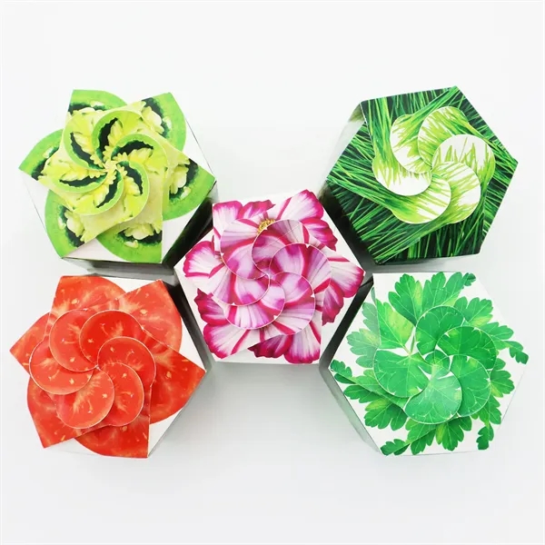 Pop up flower or herb starter kit with a container, soil... from ASI 54100 Fields Manufacturing Inc / Fields