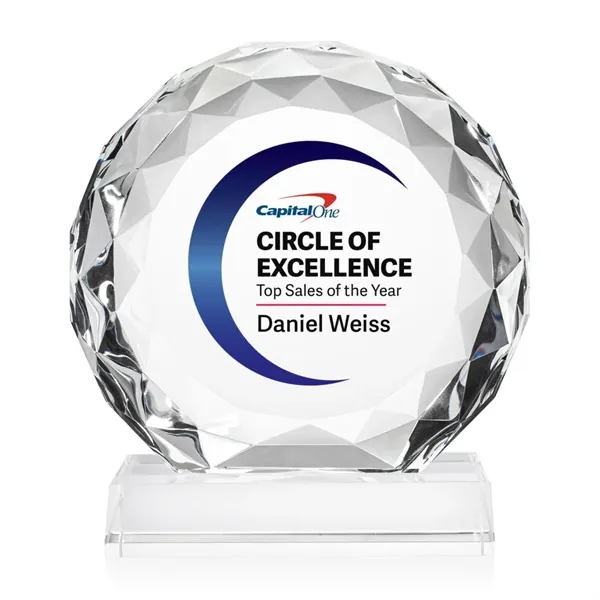 The Victory VividPrint™ Award is a striking optical crystal piece featuring... from ASI 84592 St Regis Group / St Regis