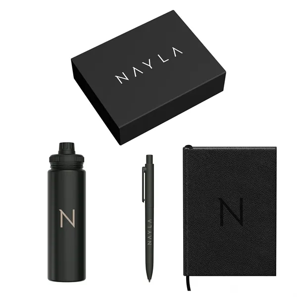 Gift Set includesP923 - MEDIUM JOURNAL GIFT BOX BOTTLE FITST4866 -... from ASI 88660 Spector & Co.