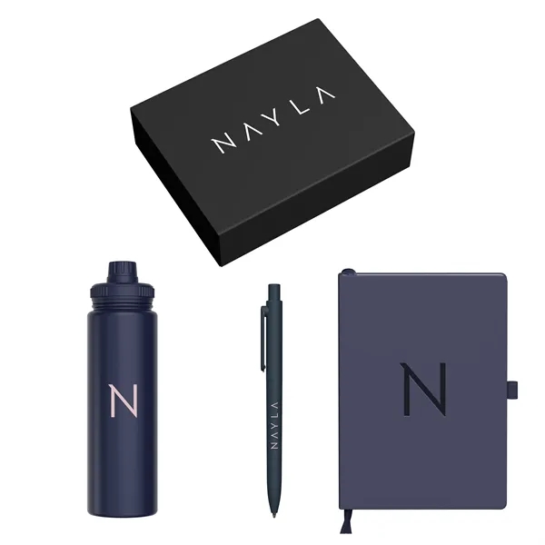 Gift Set includesP923 - MEDIUM JOURNAL GIFT BOX BOTTLE FITST4861 -... from ASI 88660 Spector & Co.