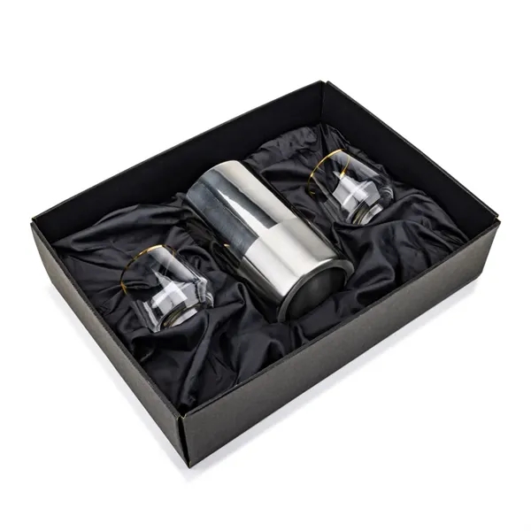 Catania Wine Cooler & Tucson Gold Rim Stemless Wine... from ASI 84592 St Regis Group