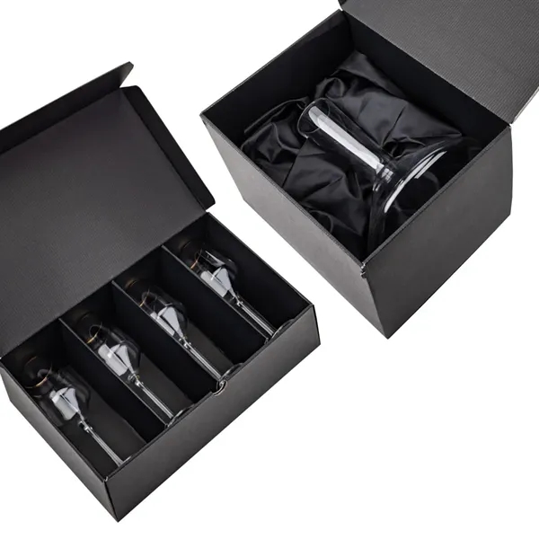 The modern design of the lead-free crystalline Tucson Stemmed Wine Set... from ASI 84592 St Regis Group