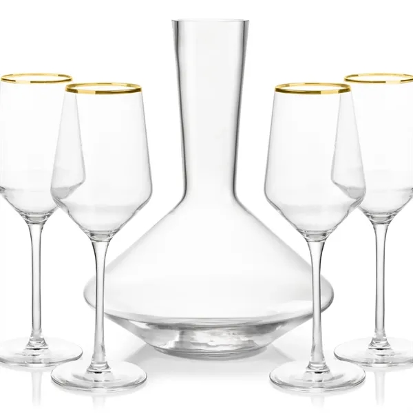 The modern design of the lead-free crystalline Tucson Stemmed Wine Set... from ASI 84592 St Regis Group