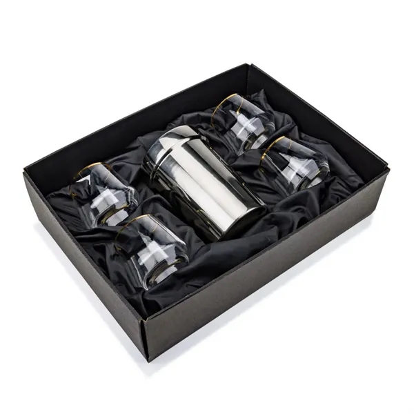 Milano Wine Cooler & Tucson Gold Rim Stemless Wine... from ASI 84592 St Regis Group