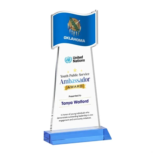 Flag VividPrint™ Award - Sky Blue... from ASI 84592 St Regis Group / St Regis