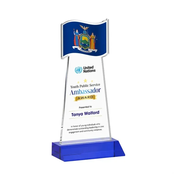Flag VividPrint™ Award - Blue... from ASI 84592 St Regis Group / St Regis