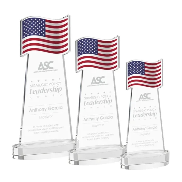 The Flag Award features a striking flag-shaped cutout at the top,... from ASI 84592 St Regis Group / St Regis