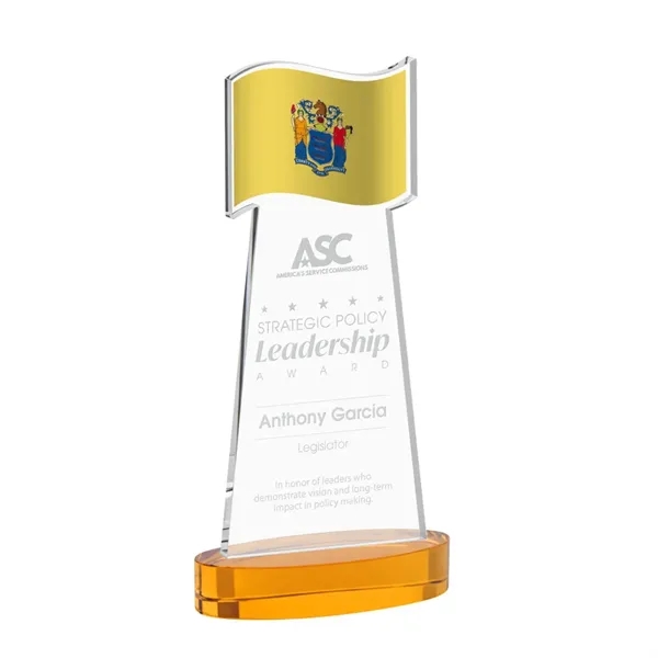 The Flag Award features a striking flag-shaped cutout at the top,... from ASI 84592 St Regis Group / St Regis