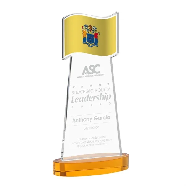 The Flag Award features a striking flag-shaped cutout at the top,... from ASI 84592 St Regis Group / St Regis