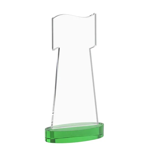 Flag VividPrint™ Award on Alberton Base - Green... from ASI 84592 St Regis Group / St Regis