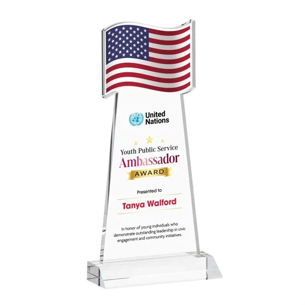 Flag VividPrint™ Award - Clear... from ASI 84592 St Regis Group / St Regis