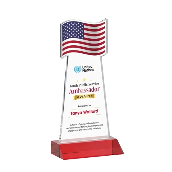 Flag VividPrint™ Award - Red... from ASI 84592 St Regis Group / St Regis