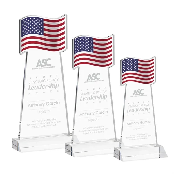 The Flag Award features a striking flag-shaped cutout at the top,... from ASI 84592 St Regis Group / St Regis