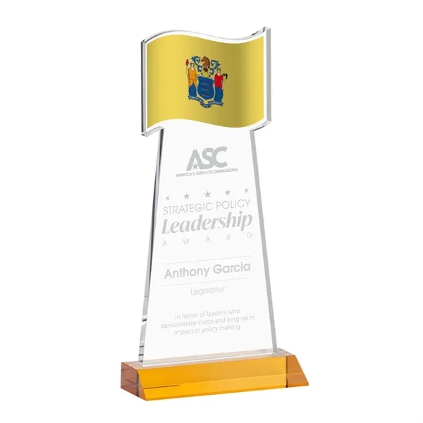 The Flag Award features a striking flag-shaped cutout at the top,... from ASI 84592 St Regis Group / St Regis