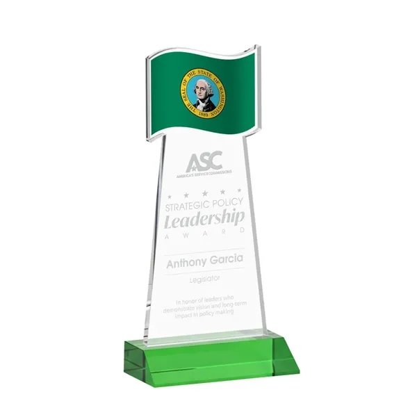 The Flag Award features a striking flag-shaped cutout at the top,... from ASI 84592 St Regis Group / St Regis