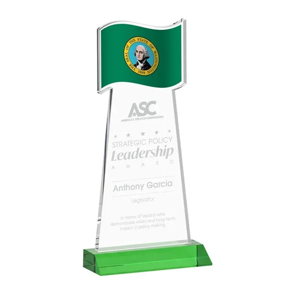 The Flag Award features a striking flag-shaped cutout at the top,... from ASI 84592 St Regis Group / St Regis