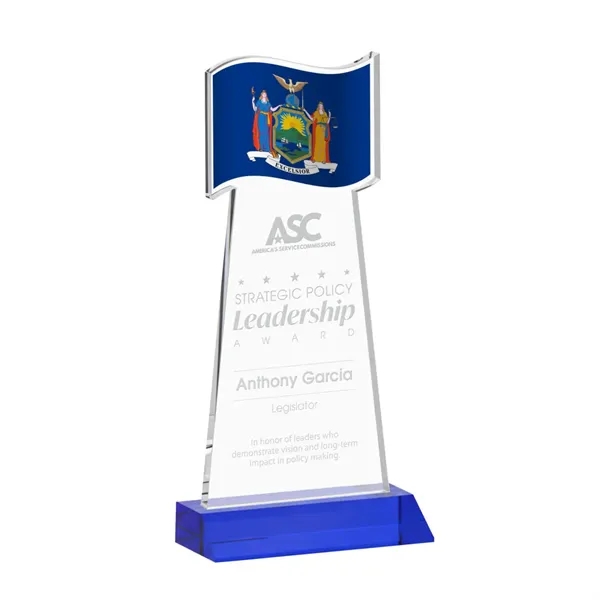 The Flag Award features a striking flag-shaped cutout at the top,... from ASI 84592 St Regis Group / St Regis