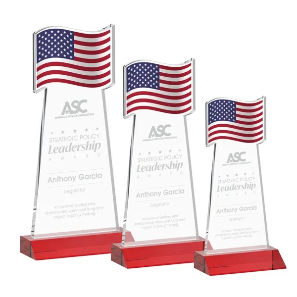 The Flag Award features a striking flag-shaped cutout at the top,... from ASI 84592 St Regis Group / St Regis