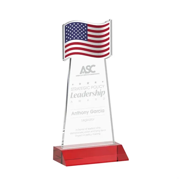 The Flag Award features a striking flag-shaped cutout at the top,... from ASI 84592 St Regis Group / St Regis