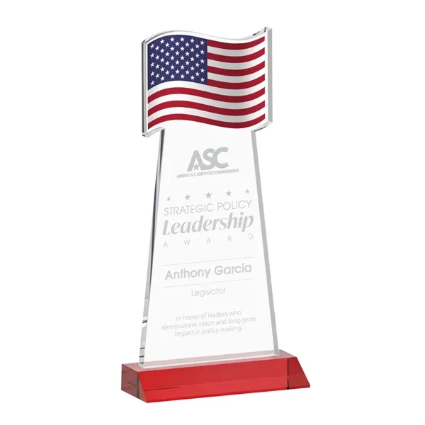 The Flag Award features a striking flag-shaped cutout at the top,... from ASI 84592 St Regis Group / St Regis
