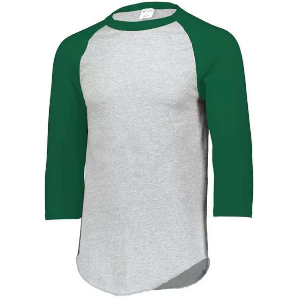 Youth Baseball 3/4 Sleeve Tee 2.0 made of 50% polyester/50% cotton... from ASI 37461 Augusta Sportswear / Augusta Sportswear, Inc. d/b/a Momentec Brands