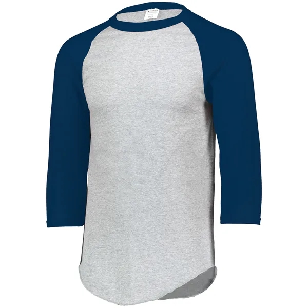 Youth Baseball 3/4 Sleeve Tee 2.0 made of 50% polyester/50% cotton... from ASI 37461 Augusta Sportswear / Augusta Sportswear, Inc. d/b/a Momentec Brands